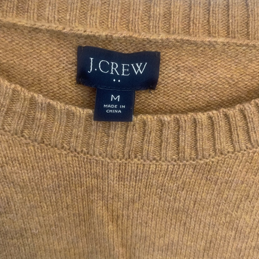 Bundle J Crew Men's Tan Sweater and Navy Sweater